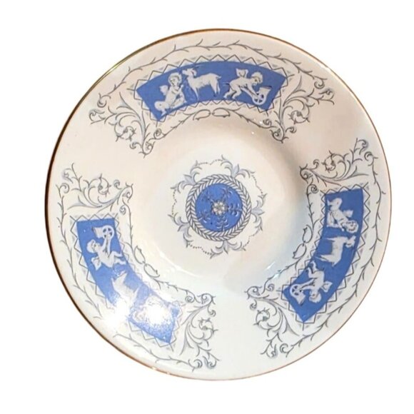 Vintage Coalport Revelry Blue Demitasse Cup & Saucer Set With Gold Trim - Picture 10 of 15